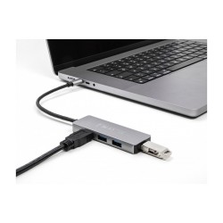 USB-C HUB 4Port DeLOCK 4xUSB3.2 Grey — Buy in Cyprus with Fast Delivery
