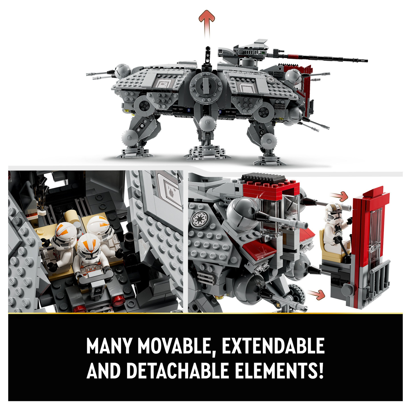 LEGO Star Wars AT-TE Walker 75337 — Buy in Cyprus with Fast Delivery