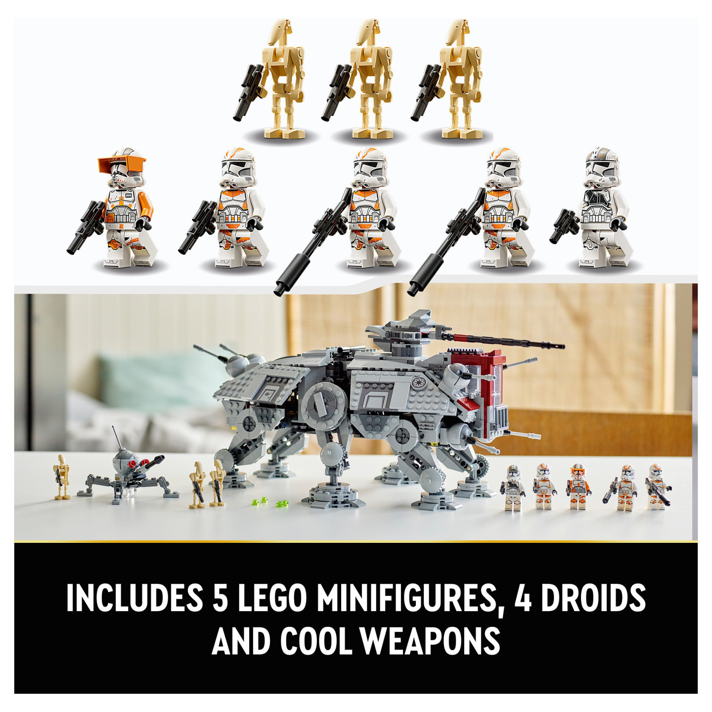LEGO Star Wars AT-TE Walker 75337 — Buy in Cyprus with Fast Delivery
