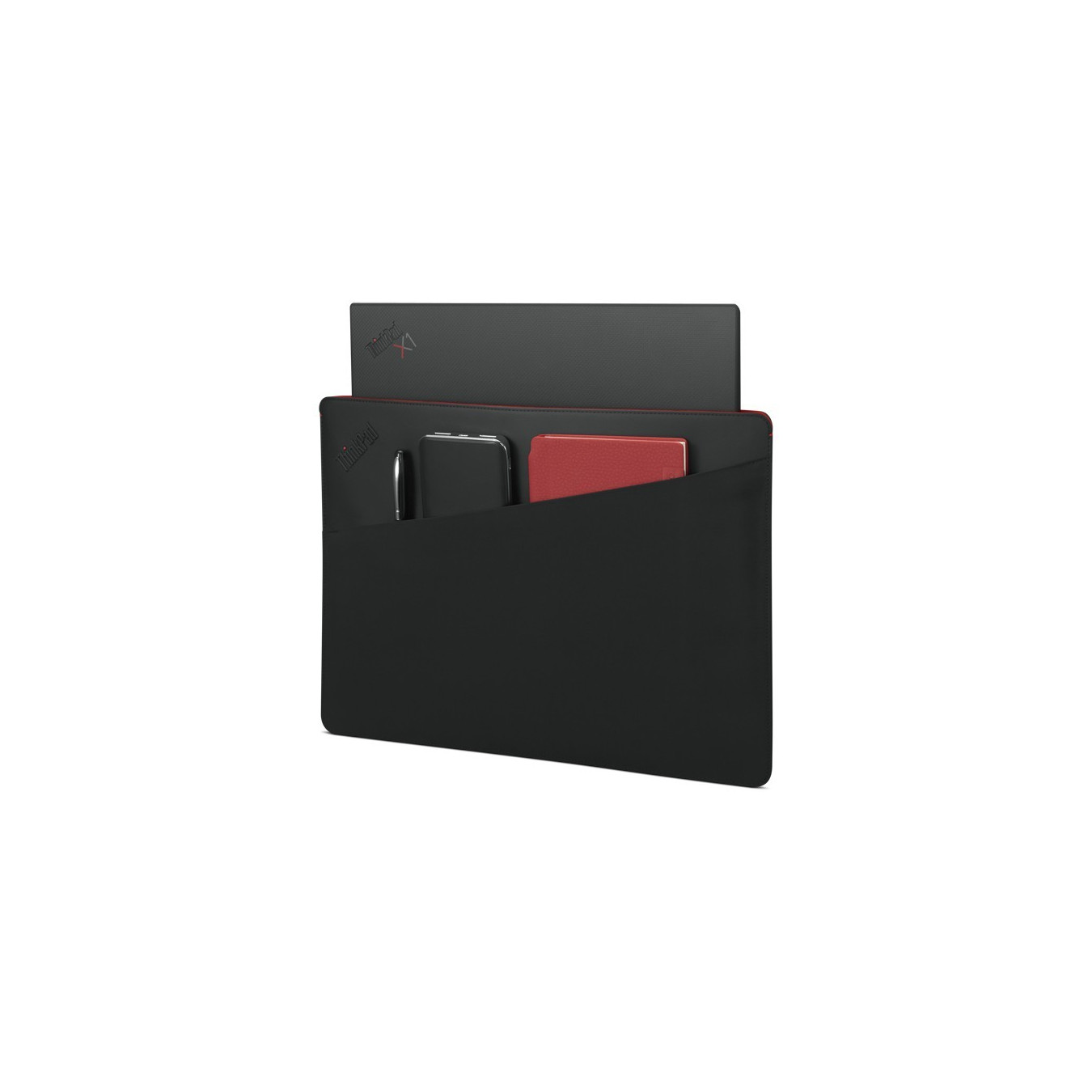 Lenovo ThinkPad Professional Sleeve - 4X41L51716 - 14-inch, Black, Faux Leather, Magnetic Closure