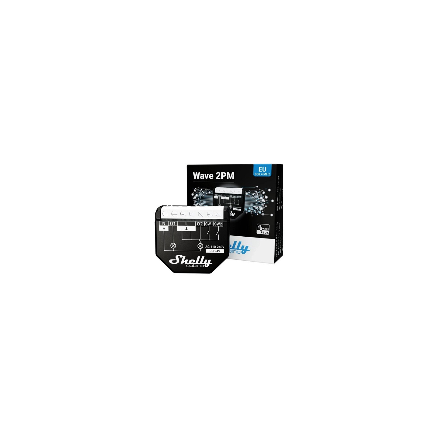 Shelly Relais 'Wave 2PM' max. 16A 2 Kanäle Unterputz Messfunktion — Buy in Cyprus with Fast Delivery