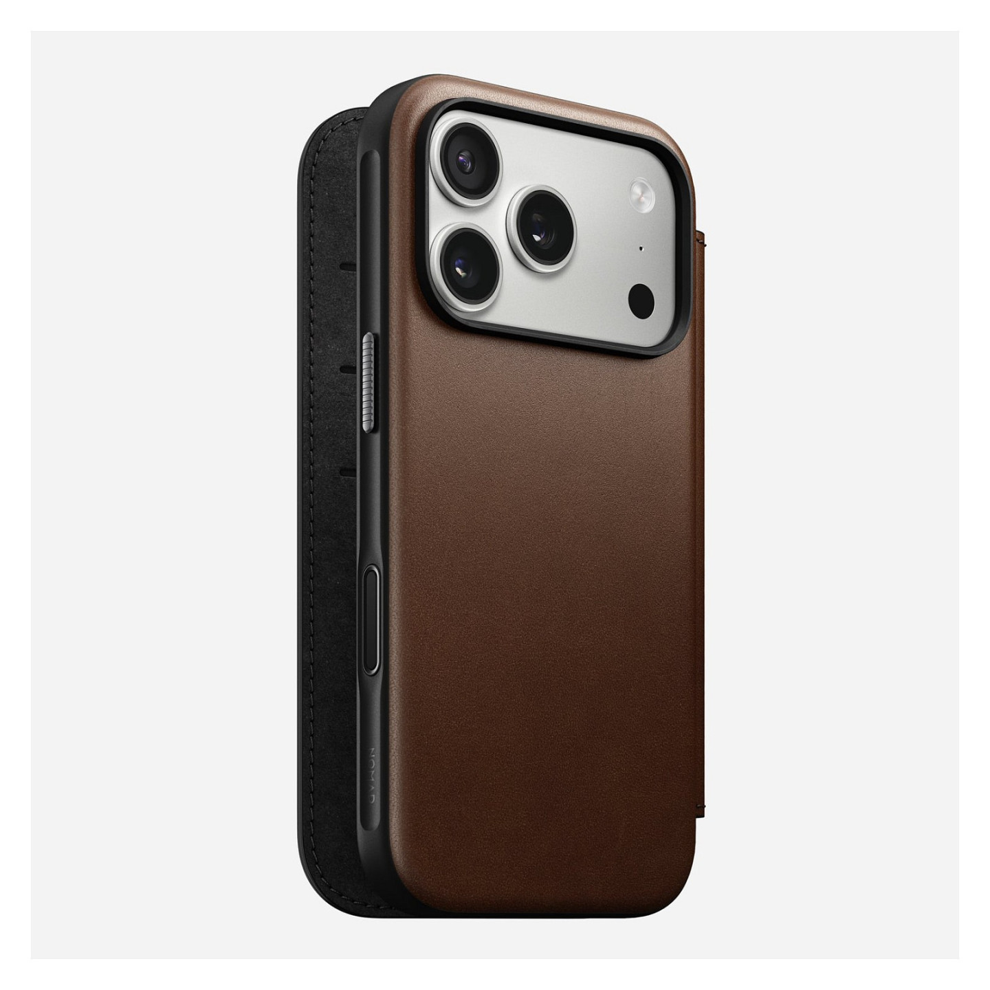 Nomad Modern Leather Folio iPhone 17 Pro Brown — Buy in Cyprus with Fast Delivery
