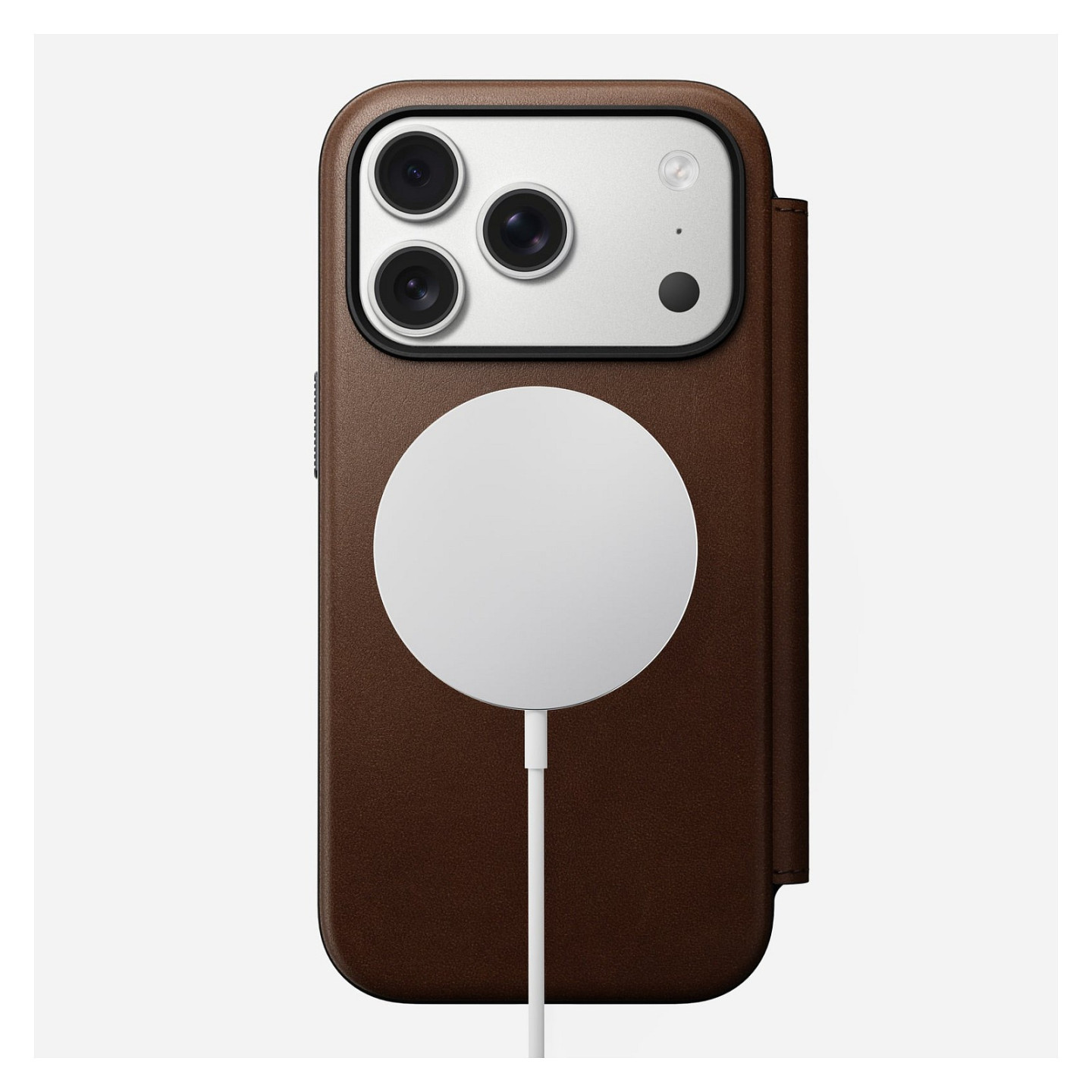 Nomad Modern Leather Folio iPhone 17 Pro Brown — Buy in Cyprus with Fast Delivery