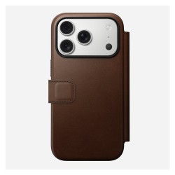 Nomad Modern Leather Folio iPhone 17 Pro Brown — Buy in Cyprus with Fast Delivery
