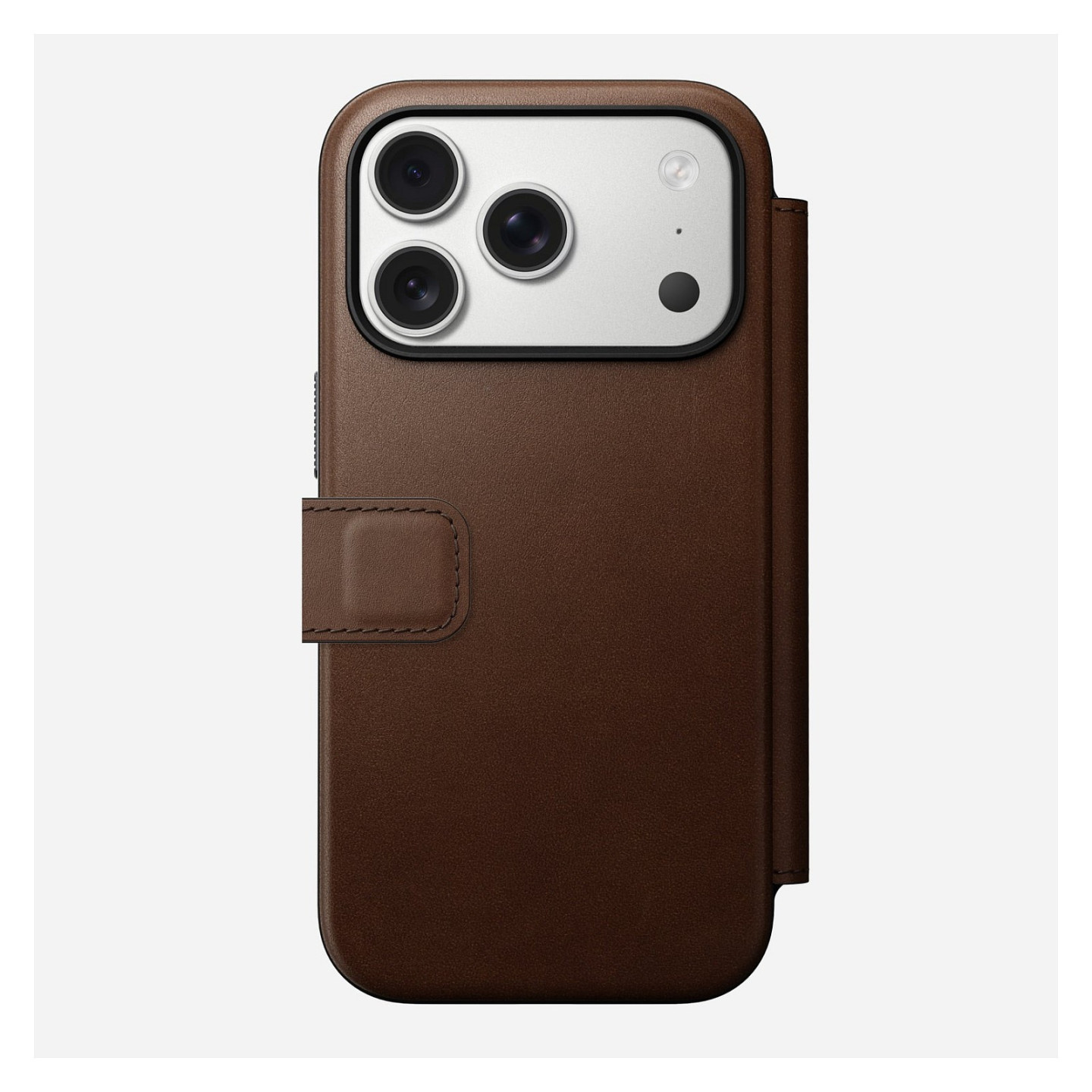 Nomad Modern Leather Folio iPhone 17 Pro Brown — Buy in Cyprus with Fast Delivery