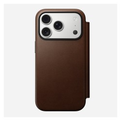 Nomad Modern Leather Folio iPhone 17 Pro Brown — Buy in Cyprus with Fast Delivery