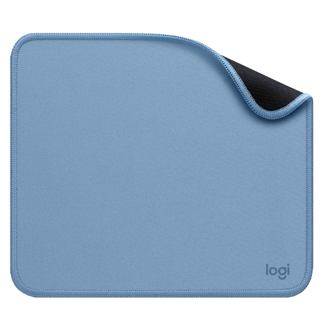 Logitech Desk Mat Studio Series - Blue/Grey Monochrome, Recycled Fabric, Non-Slip, 230x200mm