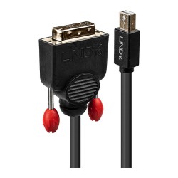 LINDY Mini-DisplayPort an DVI-D Kabel schwarz 3m — Buy in Cyprus with Fast Delivery
