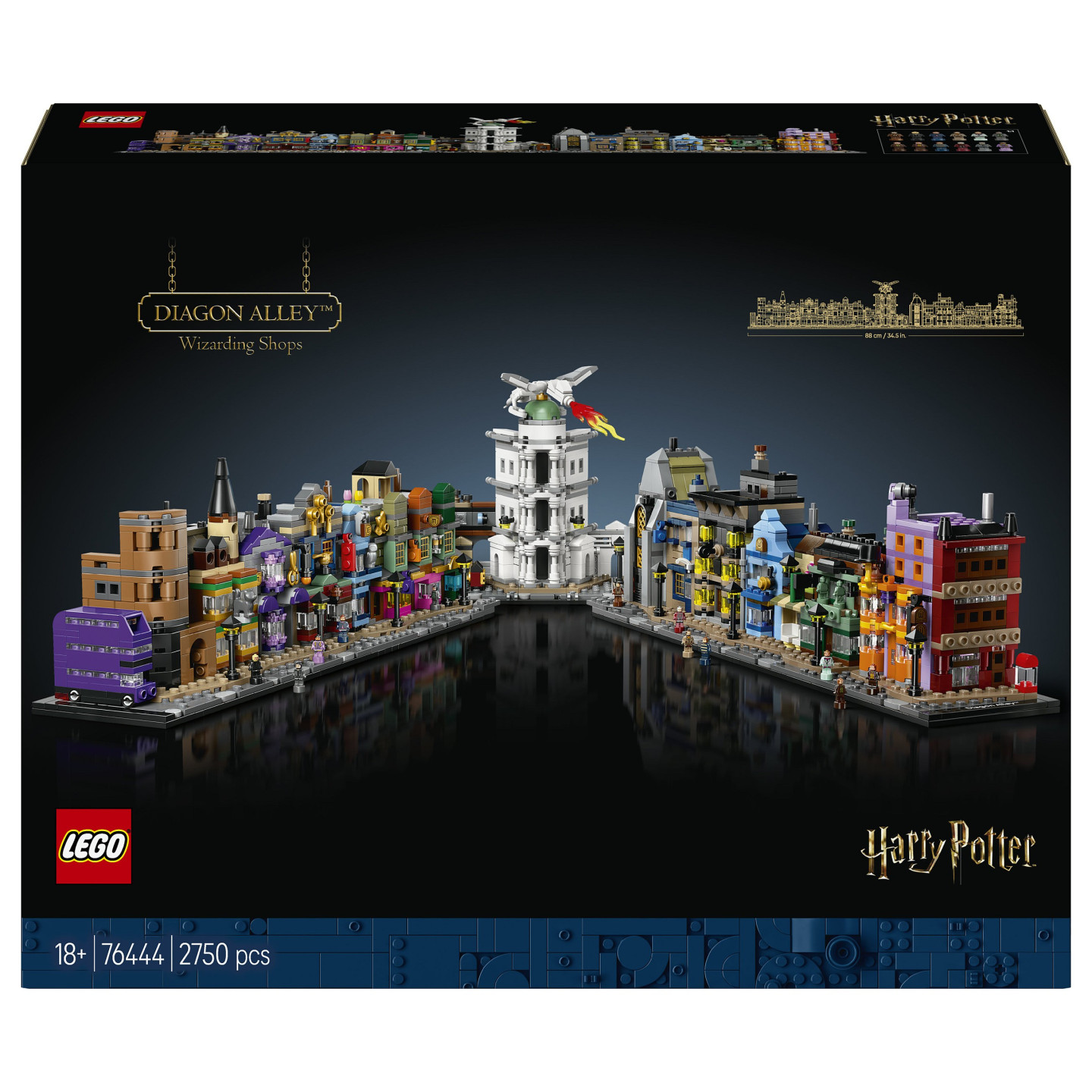 LEGO Harry Potter Die Zauberläden der Winkelgasse 76444 — Buy in Cyprus with Fast Delivery