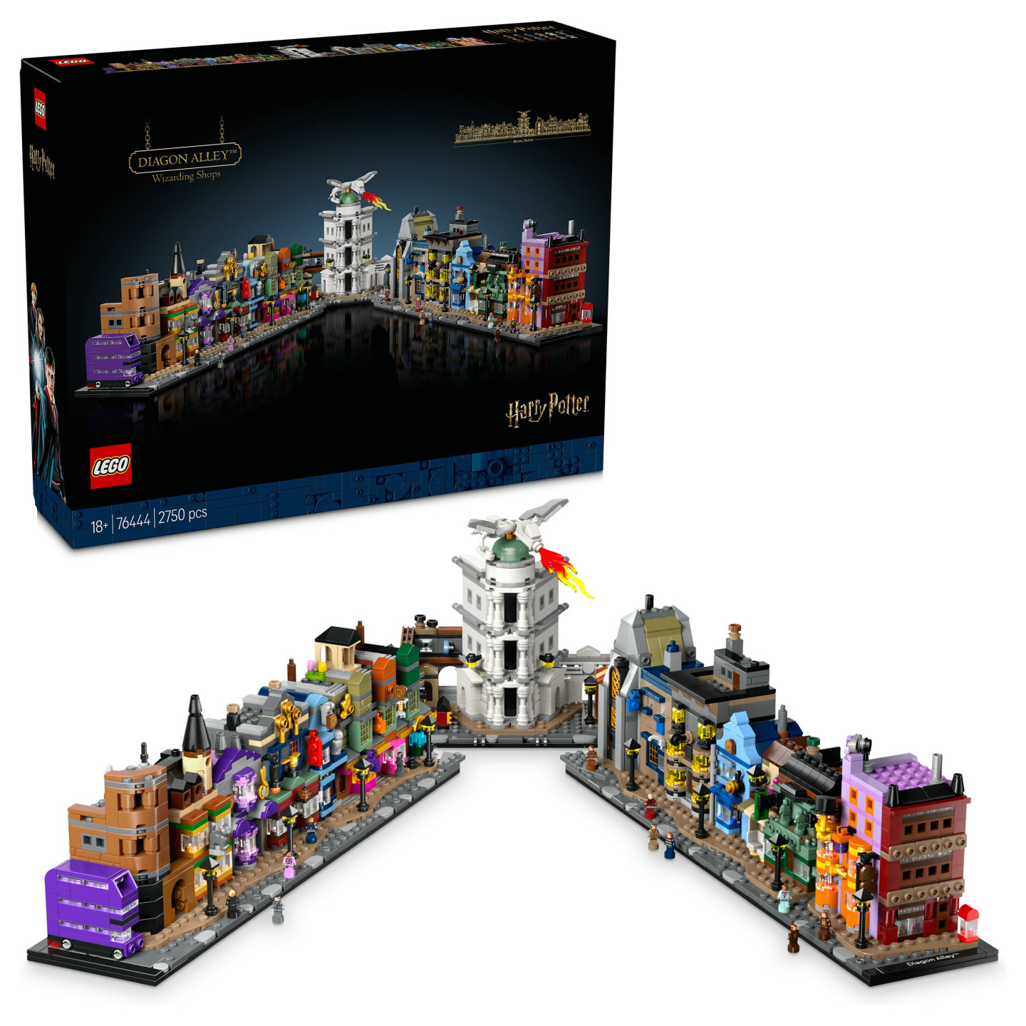 LEGO Harry Potter Die Zauberläden der Winkelgasse 76444 — Buy in Cyprus with Fast Delivery