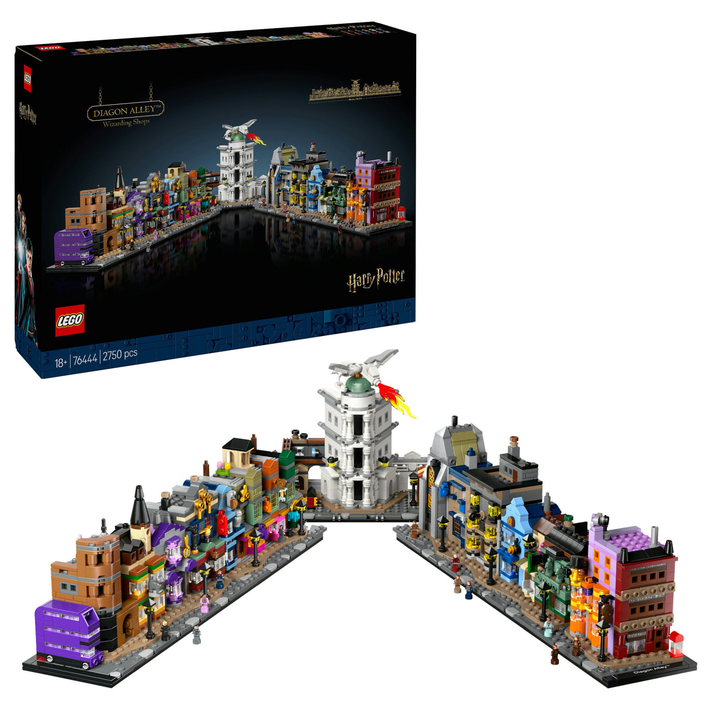 LEGO Harry Potter Die Zauberläden der Winkelgasse 76444 — Buy in Cyprus with Fast Delivery