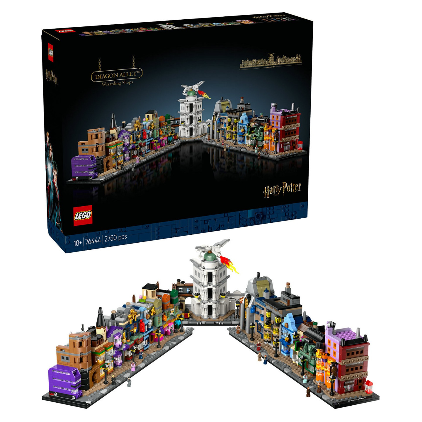 LEGO Harry Potter Die Zauberläden der Winkelgasse 76444 — Buy in Cyprus with Fast Delivery