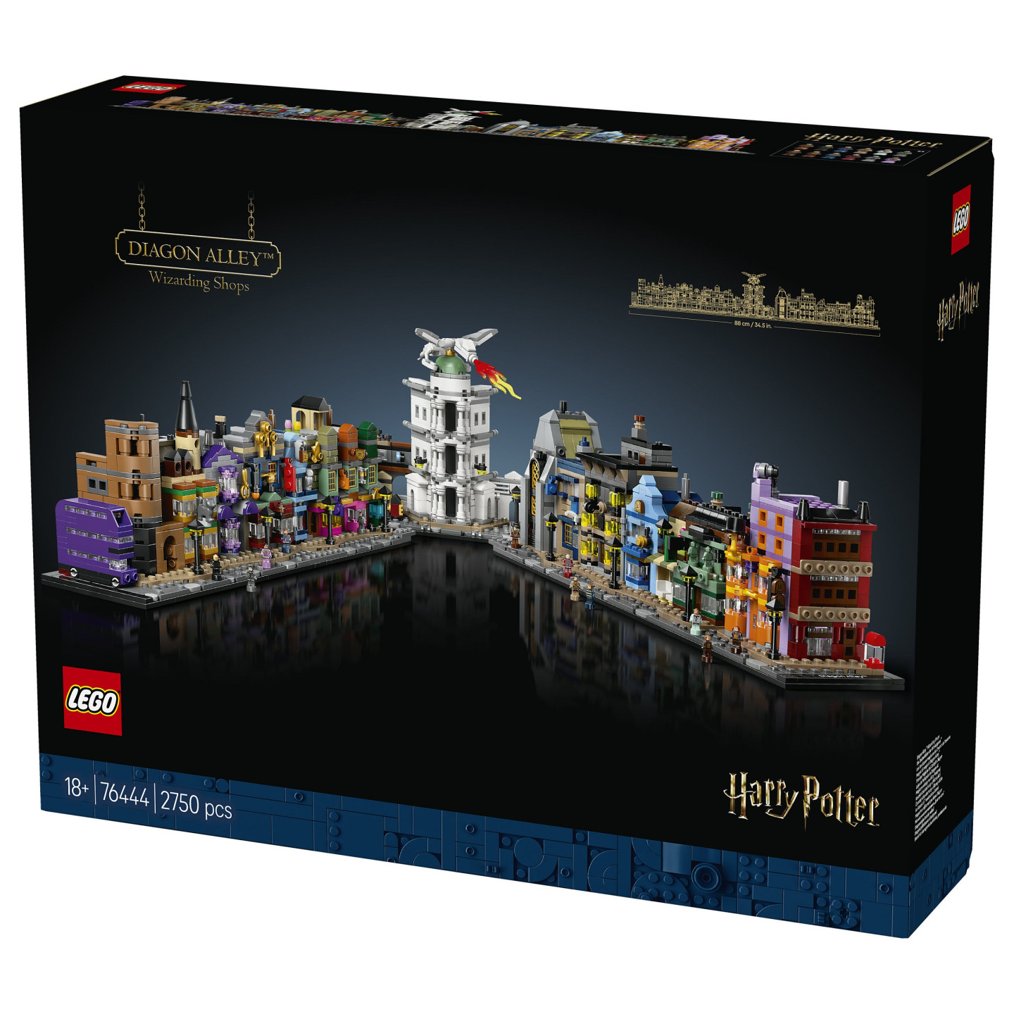 LEGO Harry Potter Die Zauberläden der Winkelgasse 76444 — Buy in Cyprus with Fast Delivery
