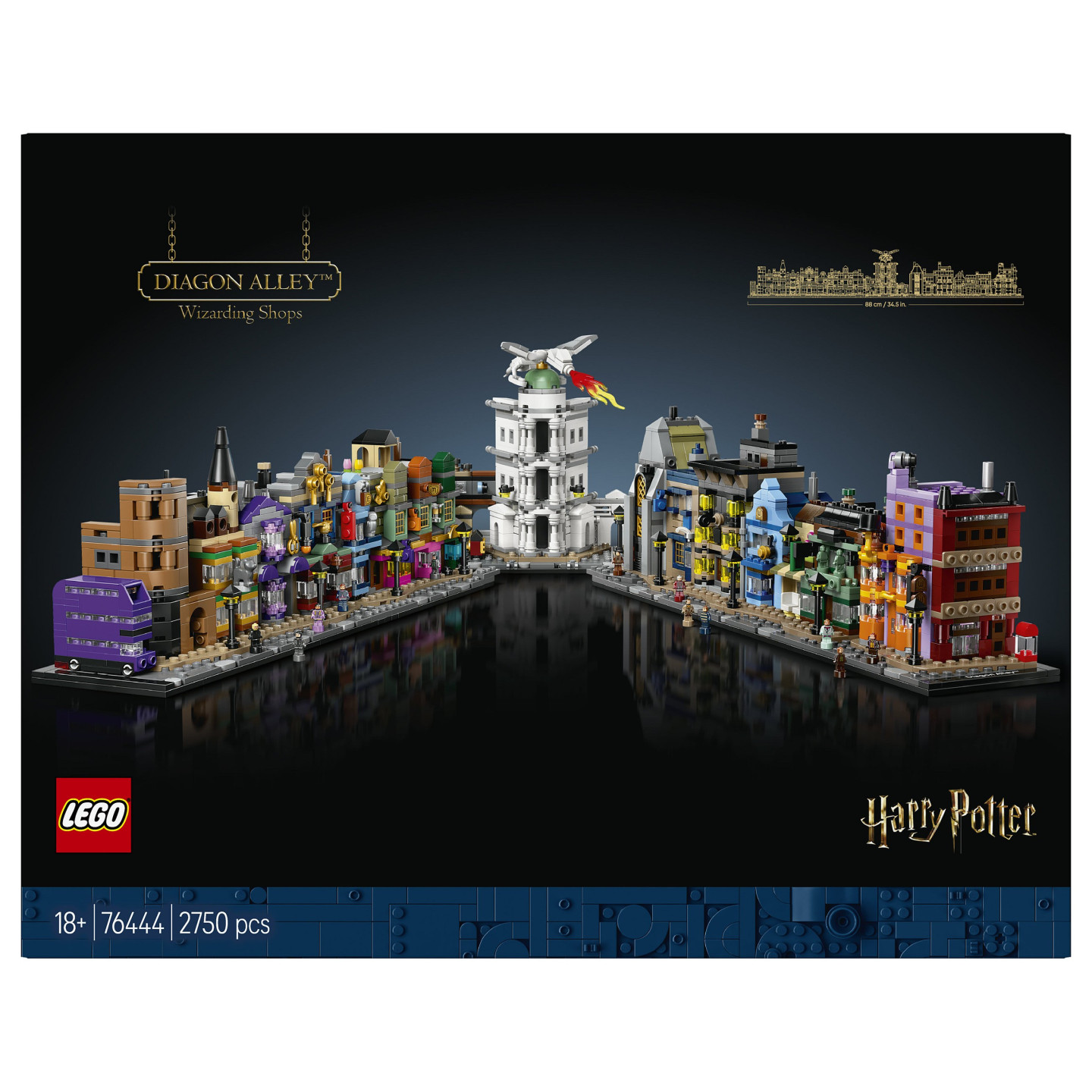 LEGO Harry Potter Die Zauberläden der Winkelgasse 76444 — Buy in Cyprus with Fast Delivery
