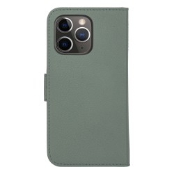 dbramante1928 New York - Flip-Hlle fr Mobiltelefon - abnehmbare Magnetrckseite - Saffianleder - Green Bay - fr Apple