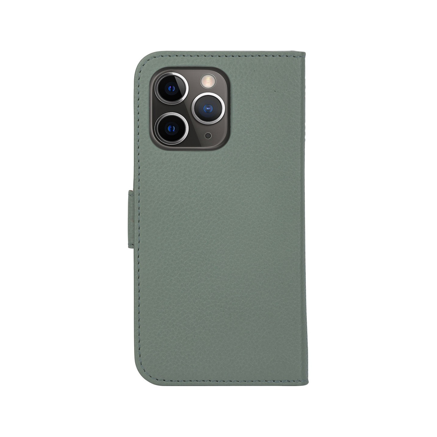 dbramante1928 New York - Flip-Hlle fr Mobiltelefon - abnehmbare Magnetrckseite - Saffianleder - Green Bay - fr Apple