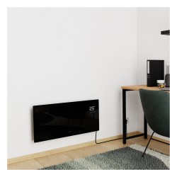 Hombli Glass Convection Heater 2000W schwarz — Buy in Cyprus with Fast Delivery