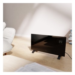 Hombli Glass Convection Heater 2000W schwarz — Buy in Cyprus with Fast Delivery