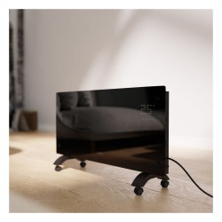 Hombli Glass Convection Heater 2000W schwarz — Buy in Cyprus with Fast Delivery