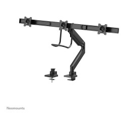 Neomounts NM-D775DX3BLACK Tischhalterung mit Tischhalterungsgriff für drei Flachbildschirme bis 27' (68.6 cm)