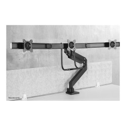 Neomounts NM-D775DX3BLACK Tischhalterung mit Tischhalterungsgriff für drei Flachbildschirme bis 27' (68.6 cm)