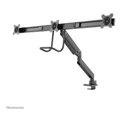 Neomounts NM-D775DX3BLACK Tischhalterung mit Tischhalterungsgriff für drei Flachbildschirme bis 27' (68.6 cm)