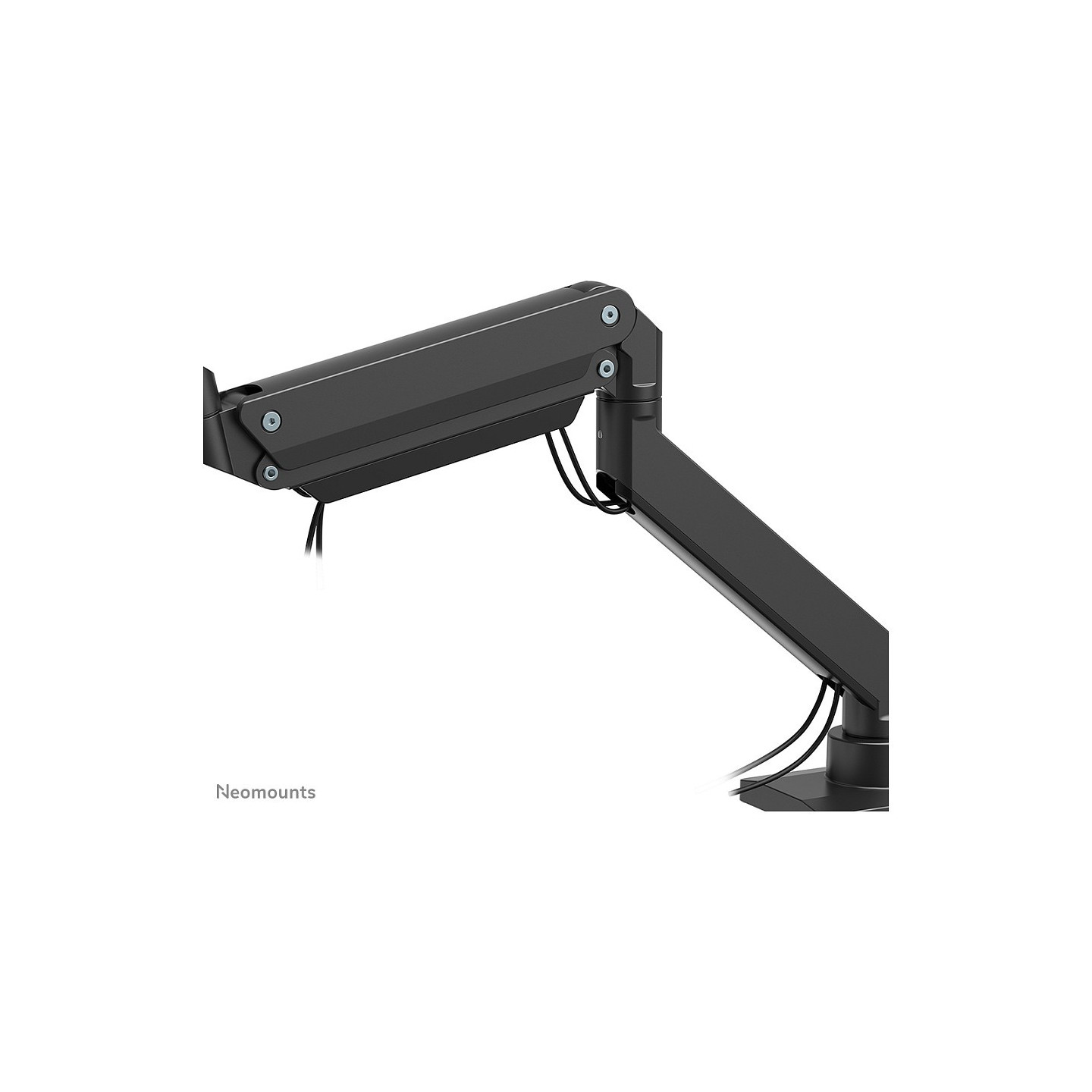 Neomounts NM-D775DX3BLACK Tischhalterung mit Tischhalterungsgriff für drei Flachbildschirme bis 27' (68.6 cm)