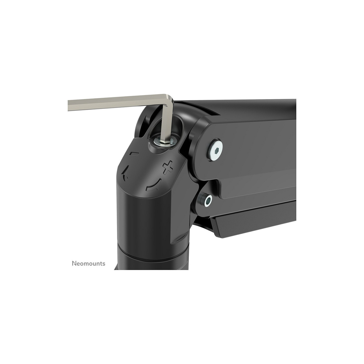 Neomounts NM-D775DX3BLACK Tischhalterung mit Tischhalterungsgriff für drei Flachbildschirme bis 27' (68.6 cm)