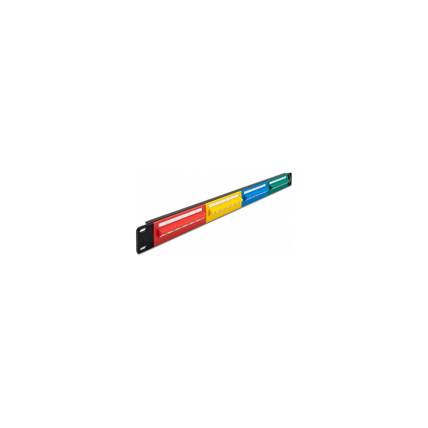 Delock 19? Patchpanel 24 Port Cat.5e 1 HE farbig — Buy in Cyprus with Fast Delivery