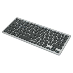 MANHATTAN Slim Funktastatur anthrazit Bluetooth 3.0 2.4GHz — Buy in Cyprus with Fast Delivery