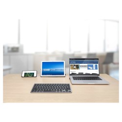 MANHATTAN Slim Funktastatur anthrazit Bluetooth 3.0 2.4GHz — Buy in Cyprus with Fast Delivery