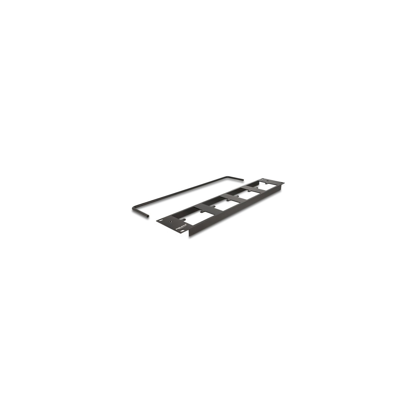 Delock D-Typ 19? Patchpanel mit 4 D-Typ Platten 86 x 86 mm und 4 Ports 2 HE schwarz — Buy in Cyprus with Fast Delivery