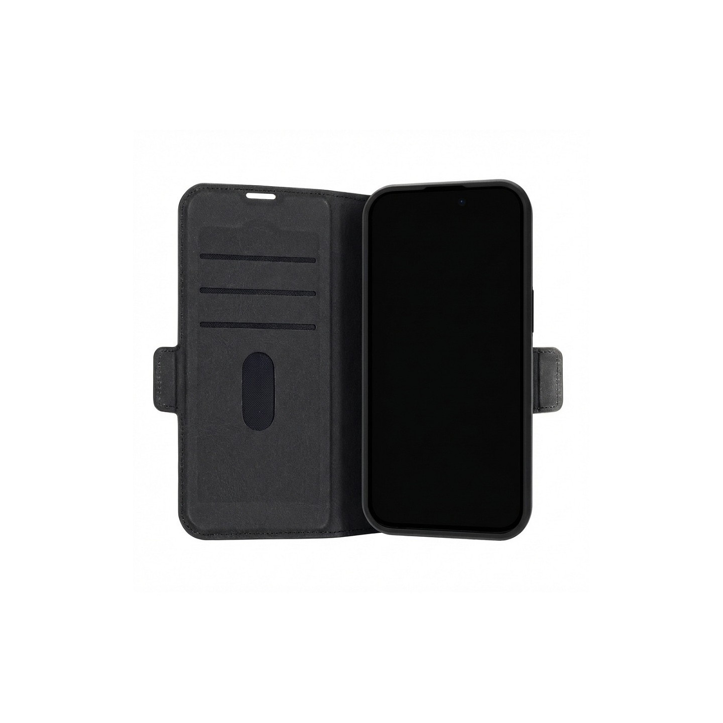 dbramante1928 Bergen Pro - Flip-Hlle fr Mobiltelefon - Bulk - Kunststoff - Schwarz - fr Apple iPhone 15