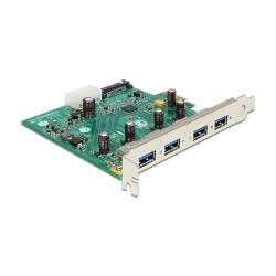 USB 3.0 PCI Express x1 Karte zu 4 x extern Typ-A — Buy in Cyprus with Fast Delivery