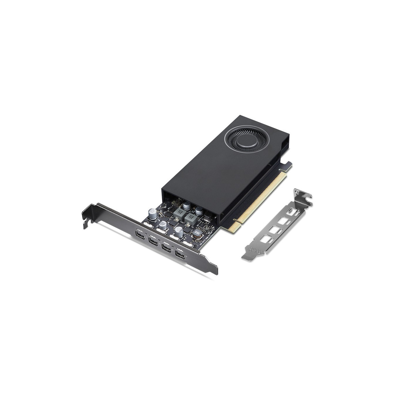 Lenovo RTX A1000 - 4X61Q73041 - 8GB GDDR6, 4x miniDP, PCIe 4.0 x8, Black — Buy in Cyprus with Fast Delivery