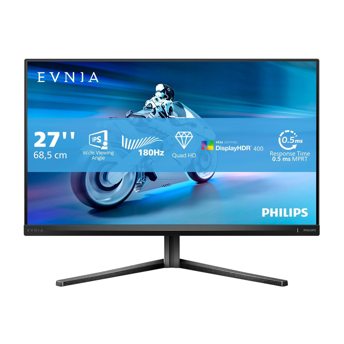 Philips Evnia 5000 - 27M2N5500/00 - 27 inch QHD (2560x1440) Nano IPS, 170Hz, 1ms, Black — Buy in Cyprus with Fast Delivery