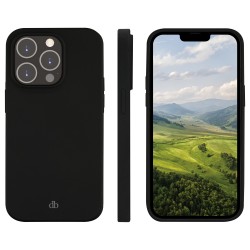 dbramante1928 Costa Rica - Hintere Abdeckung fr Mobiltelefon - Silikon - Night Black - fr Apple iPhone 14 Pro