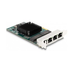 PCI Express x1 Netzwerkkarte Gigabit LAN 4 x RJ45 BCM — Buy in Cyprus with Fast Delivery