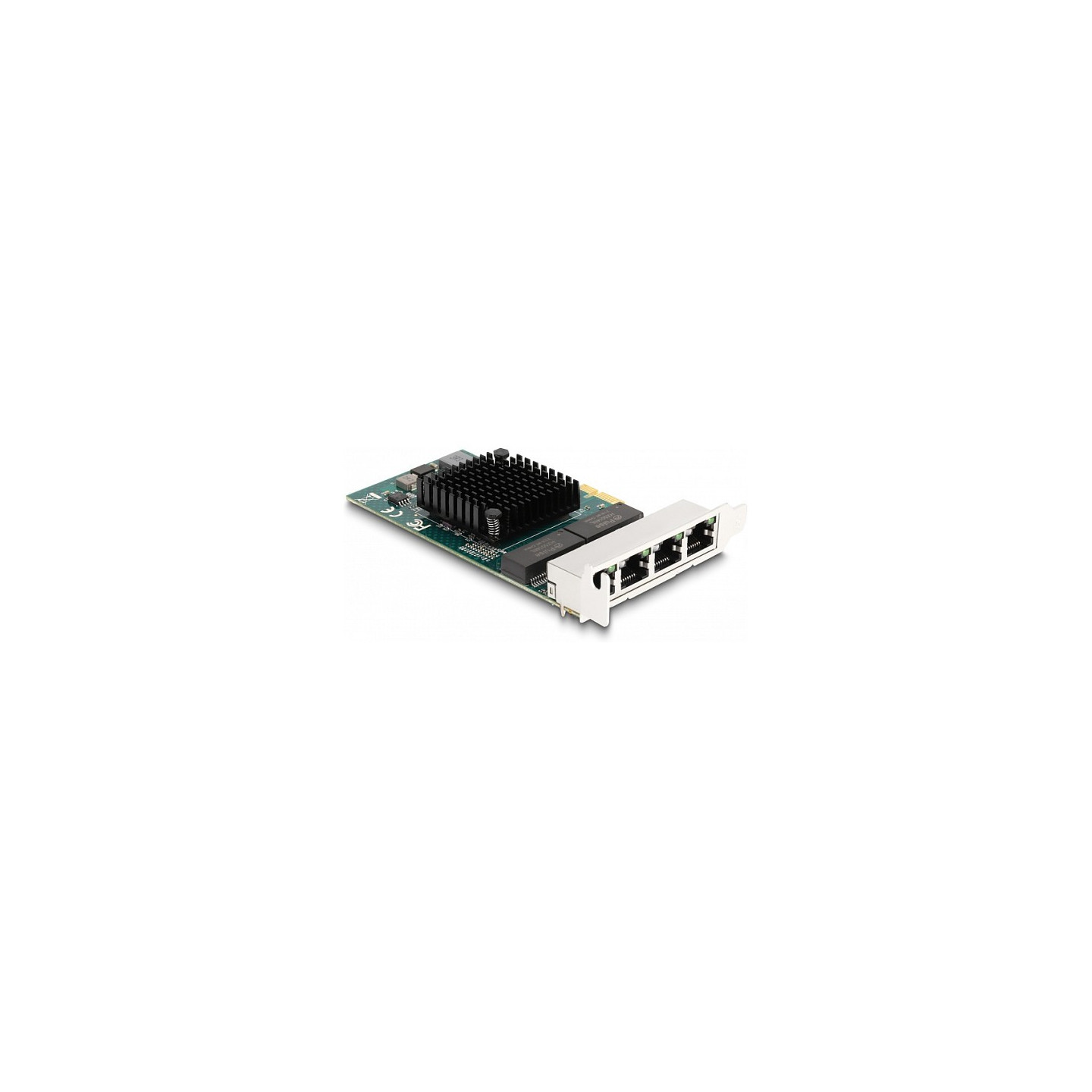 PCI Express x1 Netzwerkkarte Gigabit LAN 4 x RJ45 BCM — Buy in Cyprus with Fast Delivery