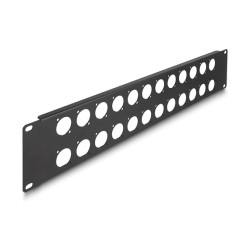 Delock D-Typ 19? Patchpanel 24 Port 2 HE schwarz — Buy in Cyprus with Fast Delivery