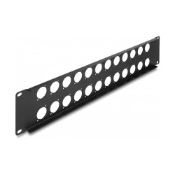 Delock D-Typ 19? Patchpanel 24 Port 2 HE schwarz — Buy in Cyprus with Fast Delivery