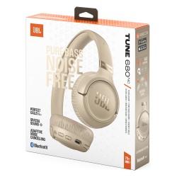 JBL Tune 680NC noice cancelling Bluetooth On-Ear Kopfhörer beige — Buy in Cyprus with Fast Delivery