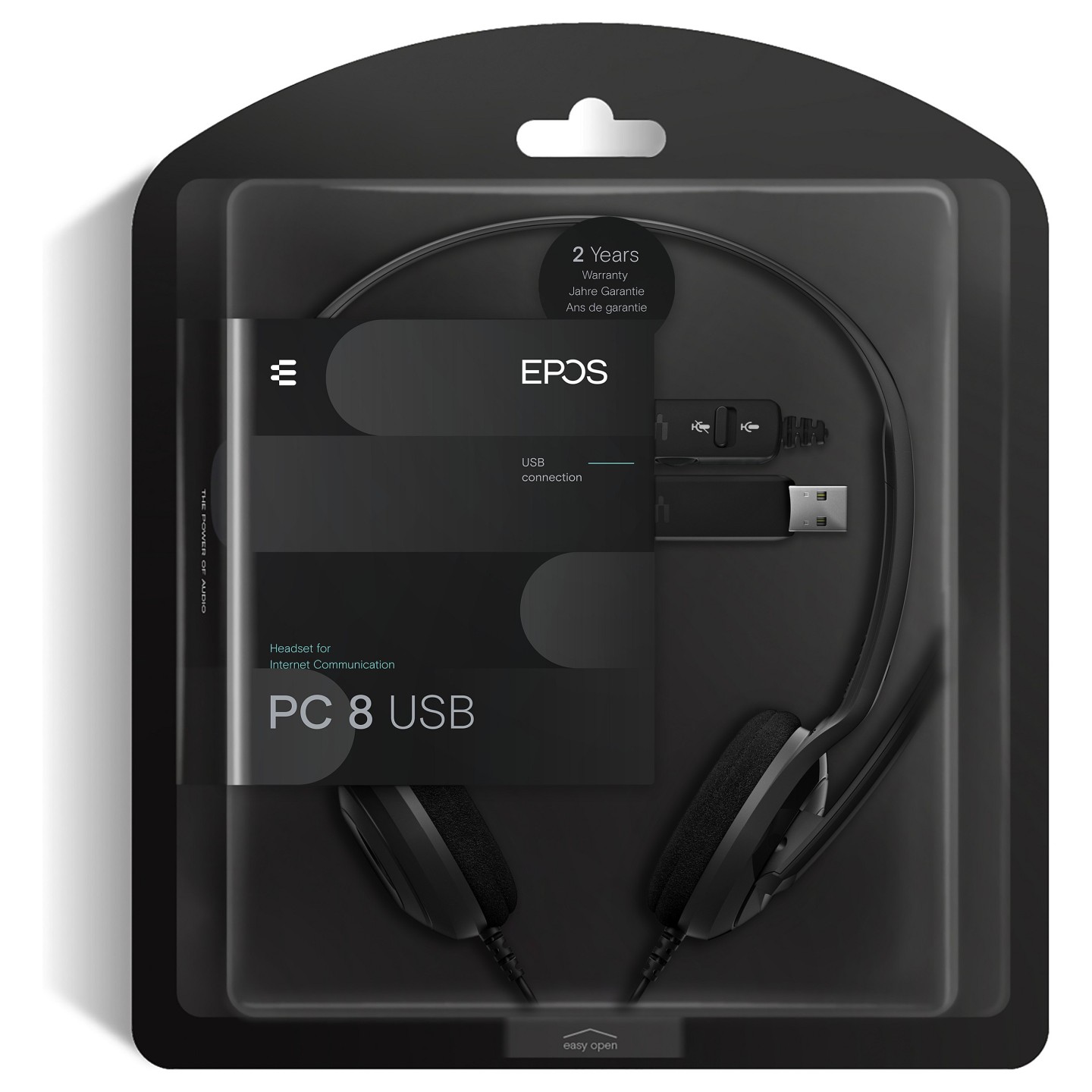 EPOS PC 8 USB Stereo Headset - 1000432 (Boxed) — Buy in Cyprus with Fast Delivery