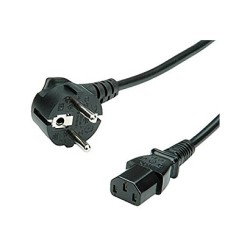 BACHMANN Netzkabel gerade IEC-Buchse schwarz 0.5m — Buy in Cyprus with Fast Delivery