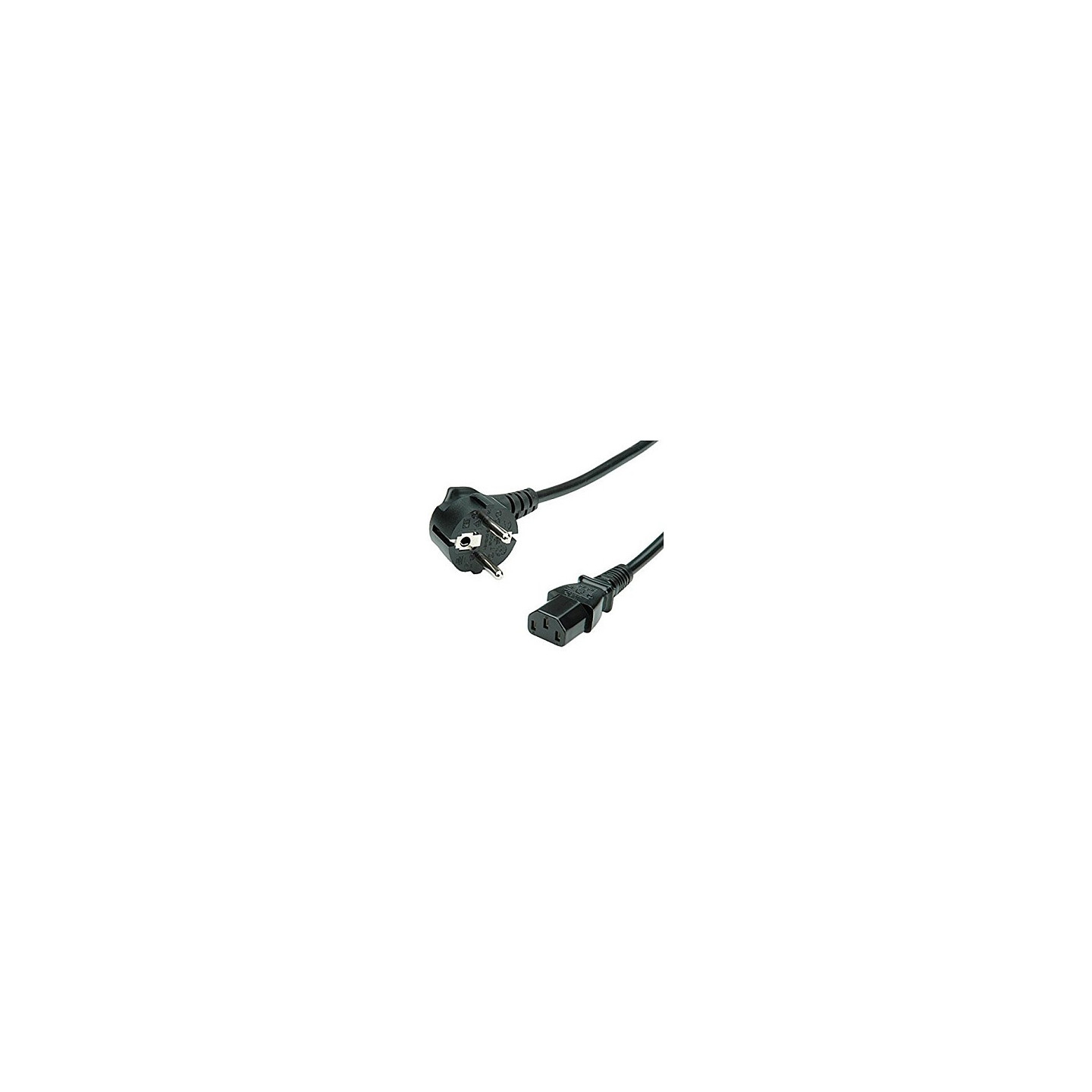 BACHMANN Netzkabel gerade IEC-Buchse schwarz 0.5m — Buy in Cyprus with Fast Delivery
