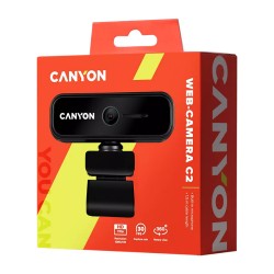 Canyon Webcam C2 HD 720P CNE-HWC2 Black (Boxed) — Buy in Cyprus with Fast Delivery