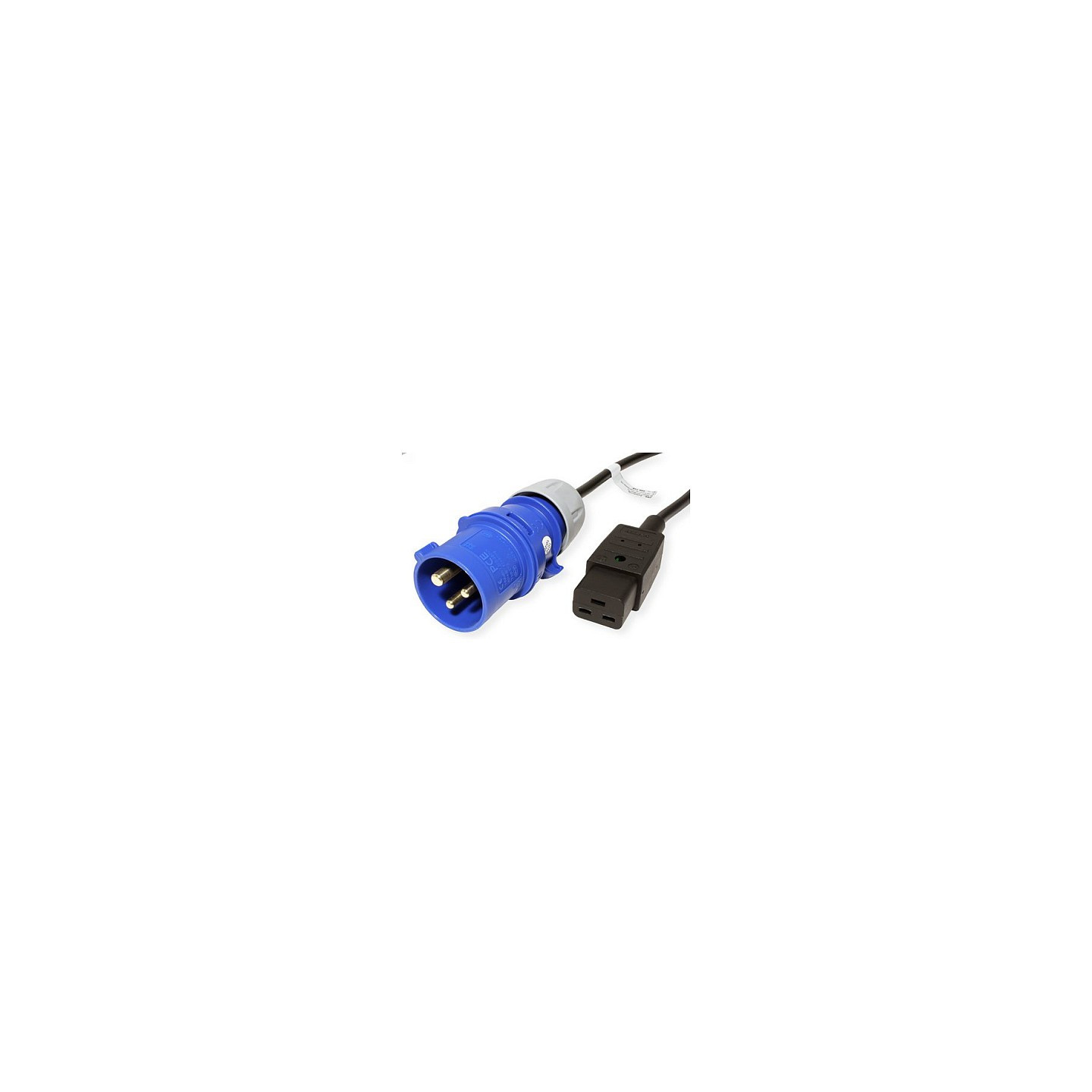 BACHMANN Kabel Stecker IEC60309-Blau - Kupplung C19 3m 16A schwarz 3m — Buy in Cyprus with Fast Delivery