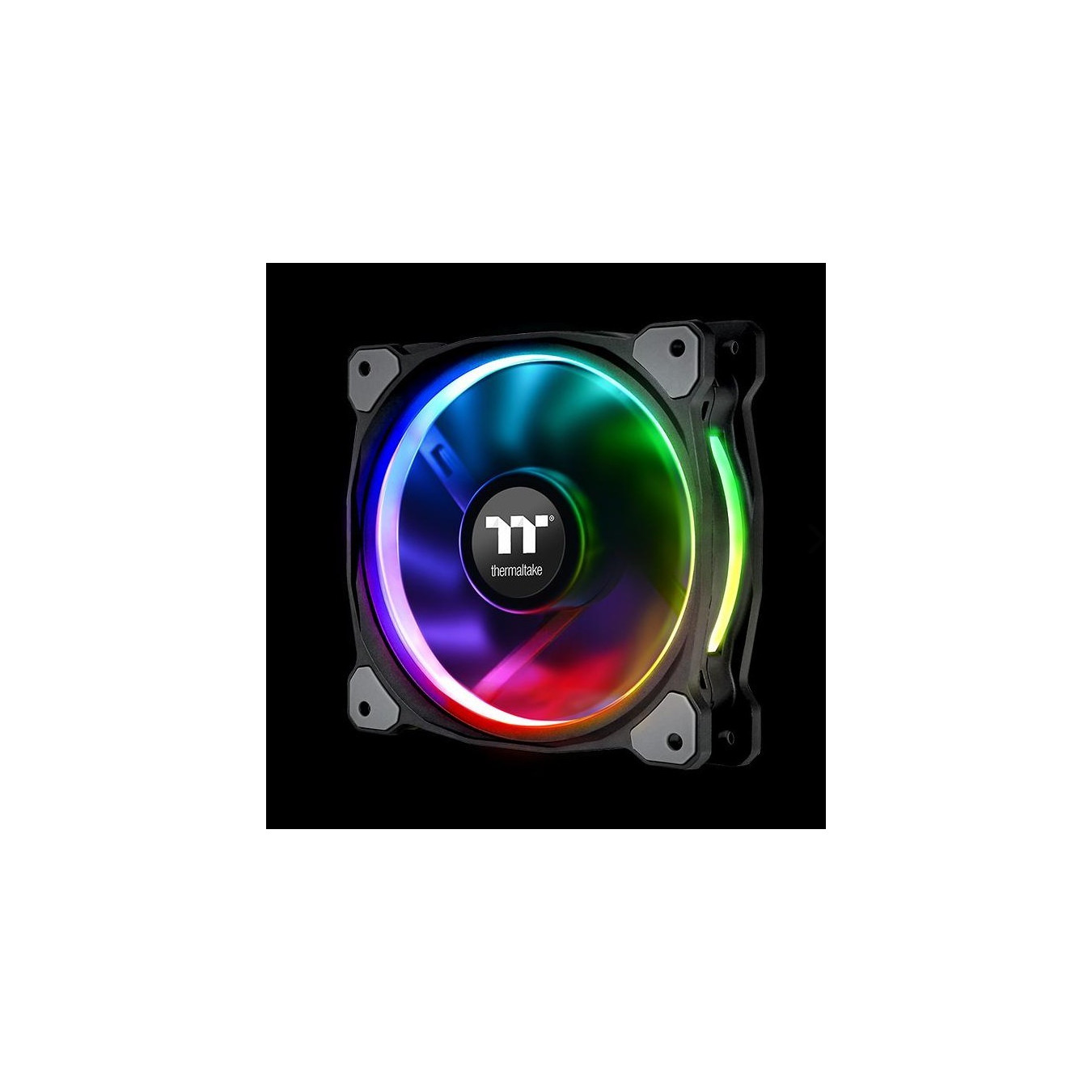 Thermaltake Riing Plus 14 140mm Radiator Fan - CL-F056-PL14SW-A - LED RGB, Black, 3-Pack — Buy in Cyprus with Fast Delivery