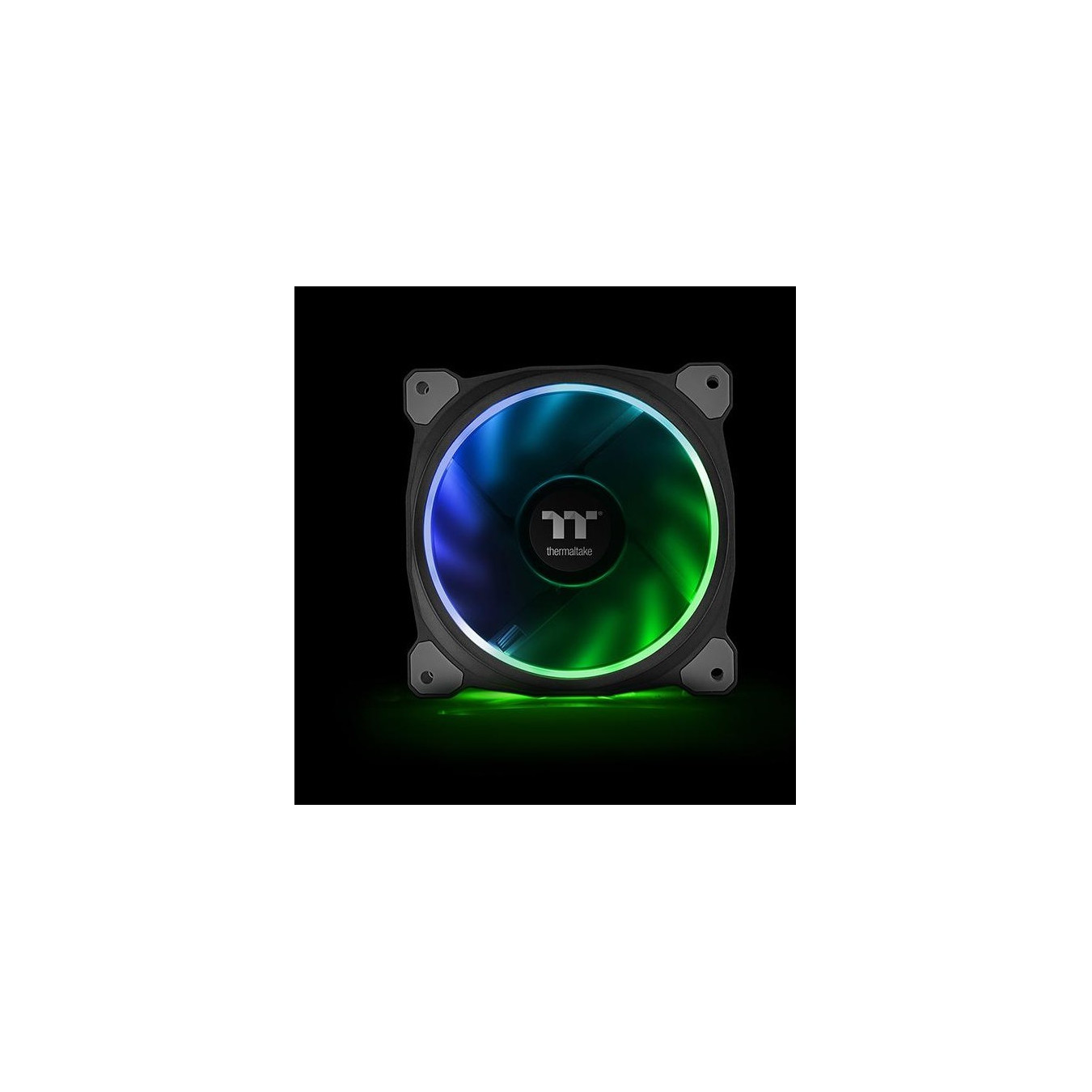 Thermaltake Riing Plus 14 140mm Radiator Fan - CL-F056-PL14SW-A - LED RGB, Black, 3-Pack — Buy in Cyprus with Fast Delivery