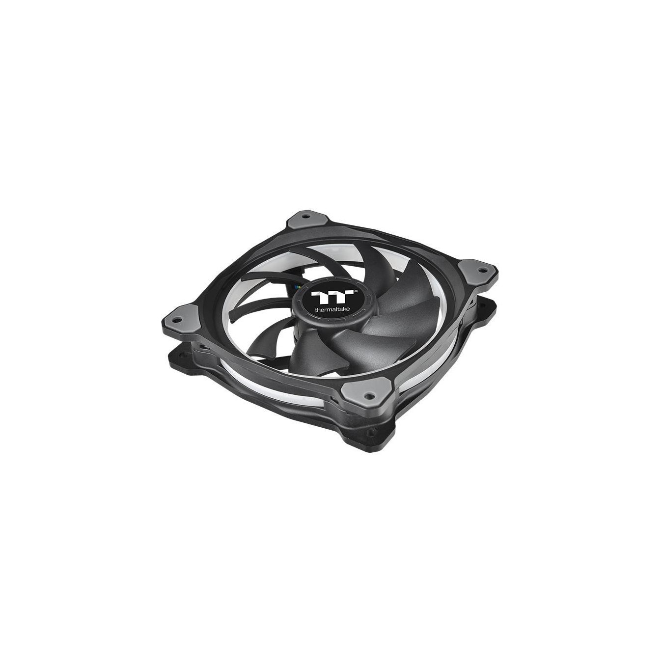 Thermaltake Riing Plus 14 140mm Radiator Fan - CL-F056-PL14SW-A - LED RGB, Black, 3-Pack — Buy in Cyprus with Fast Delivery